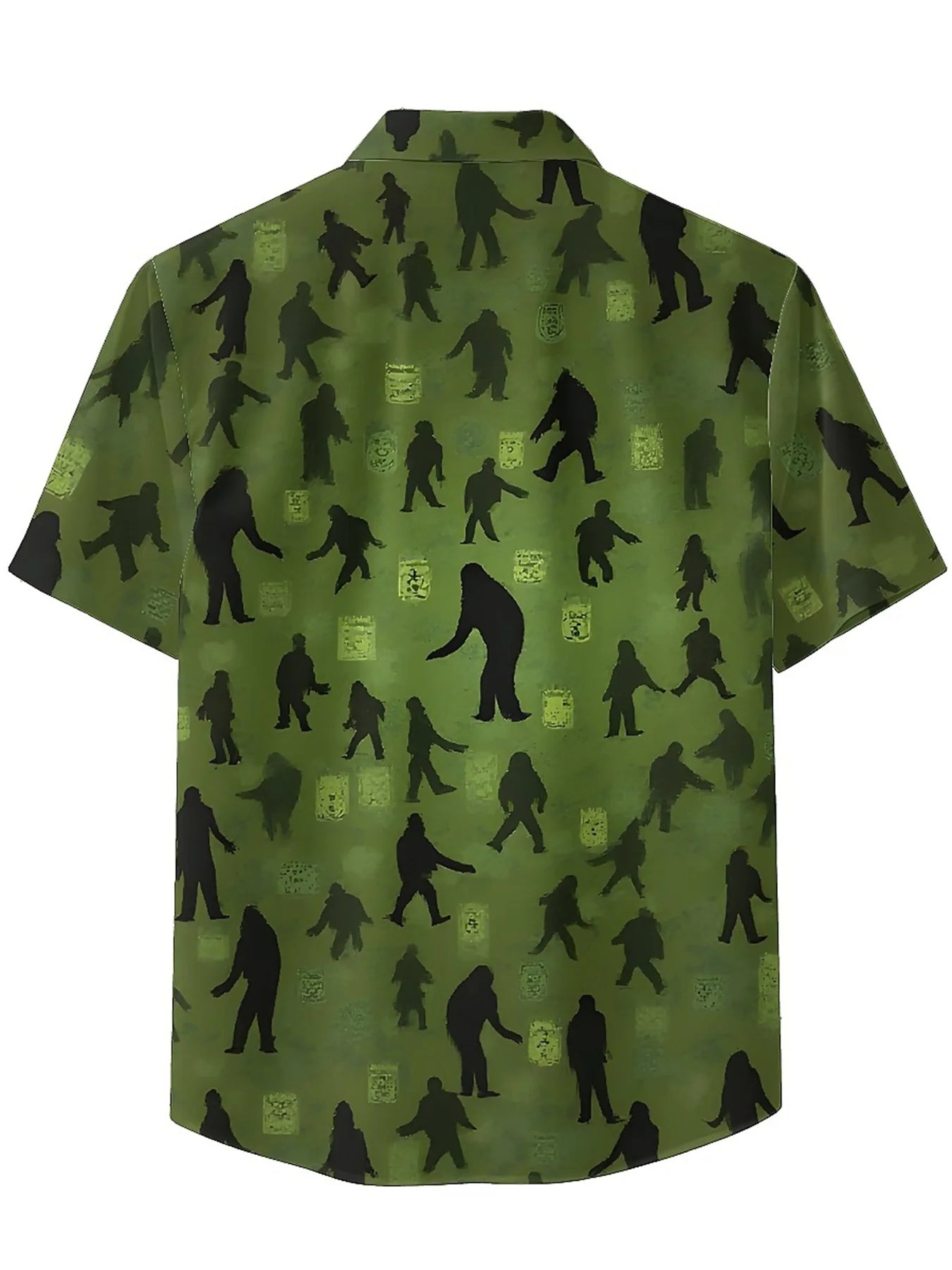 Men's Plus Size Hawaiian Shirts Gorilla Pattern,Unisex Baggy Aloha Shirts,Alternative Clothing