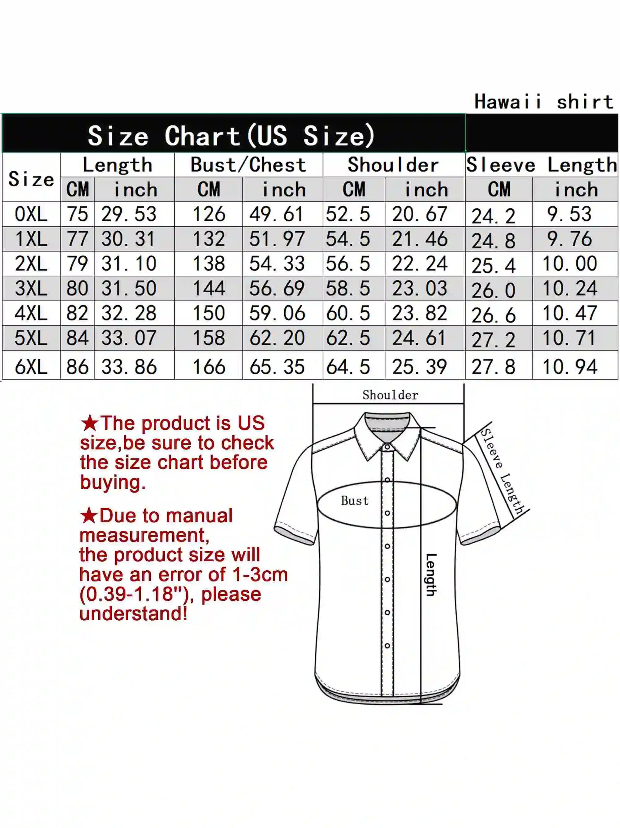 Men's Plus Size Hawaiian Shirts Banana and Hot Dog Pattern,New Summer Fashion Tops,Hip Hop Streetwear