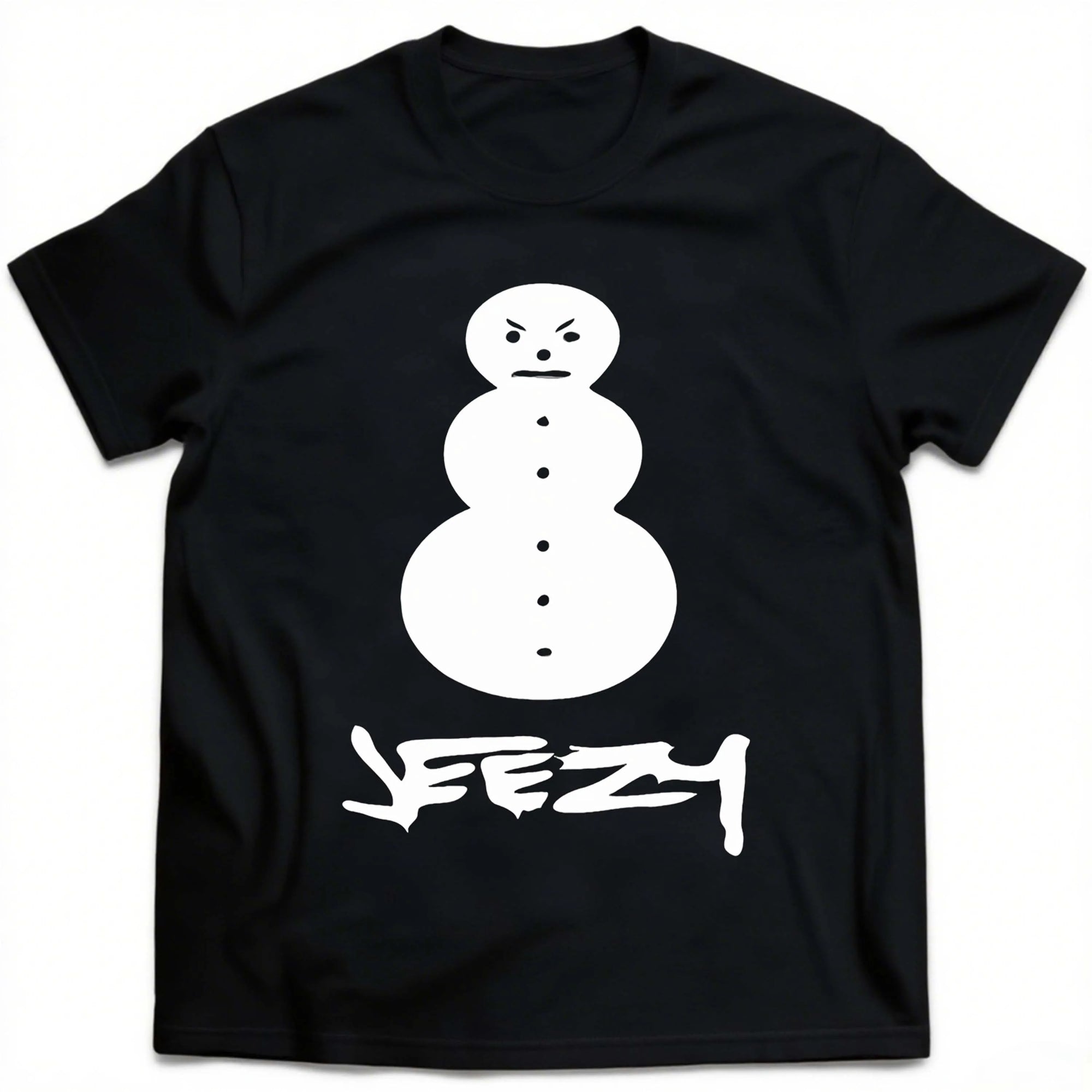 Plus Size Men's T-Shirt, Black Pure Cotton Crew Neck, Suitable for Outdoor Wear in Spring and Summer, Casual and Comfortable